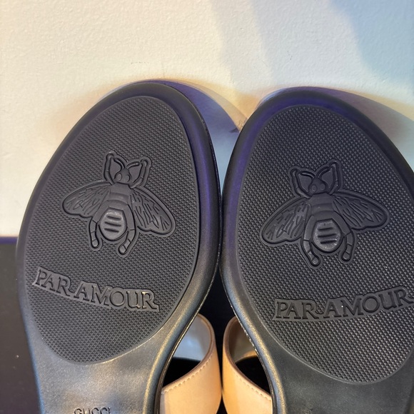 Gucci Tan Marmont thongs Double G - Picture 8 of 8